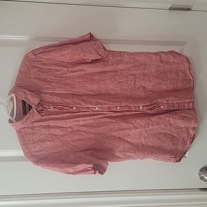 Banana republic 100% linen Camden fit size M